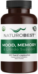 NATUROBEST Mood, Memory & Libido Support 60c