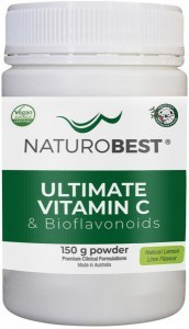 NATUROBEST Ultimate Vitamin C & Bioflavonoids Lemon Lime Flavour 150g