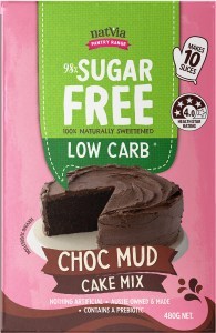 NatVia 98% SF Low Carb Choc Mud Cake Mix 480g