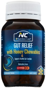 NC BY NUTRITION CARE Gut Relief with Honey Chewables 60t