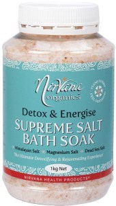 Nirvana Himalayan Crystal Salt Detox Supreme Bath Soak 1kg