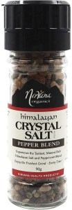 Nirvana Himalayan Salt Pepper Glass Grinder 90g
