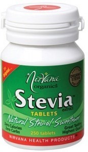 Nirvana Organics Stevia 250Tabs