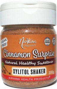 Nirvana Organics Xylitol Cinnamon Shaker 200g