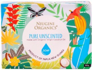 Niugini Organics Virgin Coconut Oil Soap Pure (Unscented) 100g