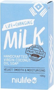Niulife Coconut Oil Soap Coconut Milk 100g