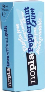 Nopla Peppermint Plastic Free Gum  12x15g