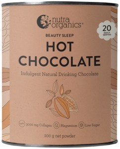 NUTRA ORGANICS Beauty Sleep Hot Chocolate (Indulgent Natural Drinking Chocolate) 200g