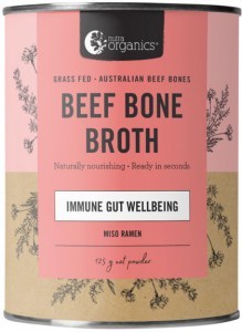 NUTRA ORGANICS Bone Broth Beef Miso Ramen 125g