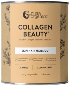 NUTRA ORGANICS Collagen Beauty (For Coffee) Caramel 225g