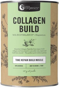 NUTRA ORGANICS Collagen Build with Bioactive Collagen Peptides + Magnesium Unflavoured 450g
