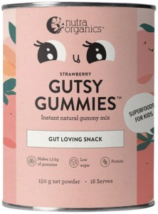 NUTRA ORGANICS Gutsy Gummies (Gut Loving Snack) Strawberry 150g