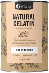 NUTRA ORGANICS Natural Gelatin (Gut Digestive Health) Unflavoured 500g Powder