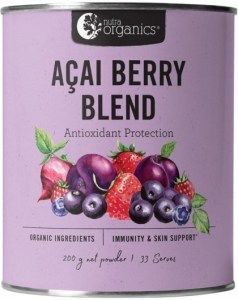 NUTRA ORGANICS Organic Acai Berry Blend 200g