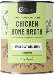 NUTRA ORGANICS Organic Bone Broth Chicken Garden Herb 125g
