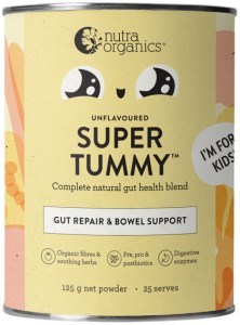 NUTRA ORGANICS Organic Super Tummy (Gut Repair & Bowel Support) Unflavoured 125g