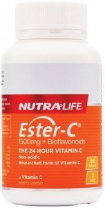 NutraLife Ester C 1500mg Plus Bioflavonoids 60t