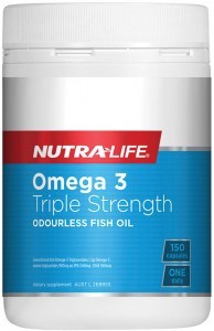 NUTRALIFE Triple Strength Omega 3 (Odourless Fish Oil) 150c