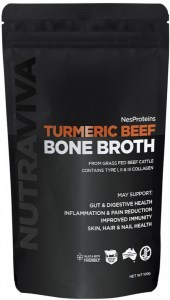 NUTRAVIVA NesProteins Bone Broth Turmeric Beef 100g