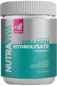 NUTRAVIVA NesProteins Collagen Hydrolysate + Vitamin C Watermelon 350g