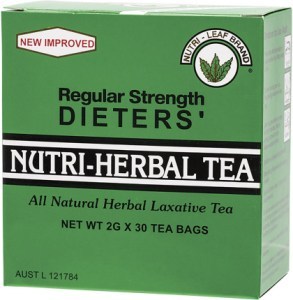 Nutri-Leaf Herbal Tea Bags Dieter's Tea Regular 30pk