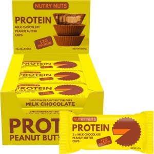 Nutry Nuts Protein Peanut Butter Cups Milk Chocolate 12x42g