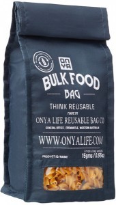 ONYA Reusable Bulk Food Bag Charcoal (Small)
