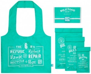 ONYA Reusable Bulk Food Bag Set Aqua