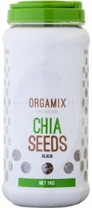 Orgamix Natural Chia Seeds Black  1Kg