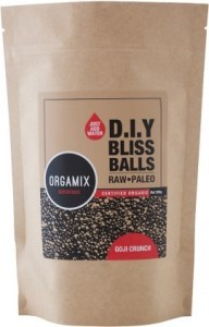 Orgamix Organic D.I.Y Bliss Balls (Raw Paleo) Goji Crunch  200g