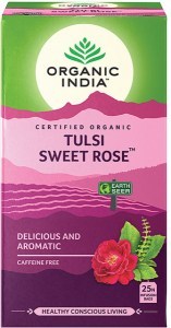 Organic India Tulsi Sweet Rose Tea 25Teabags