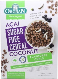 Orgran Acai & Coconut Sugar Free Cereal Curls 200g