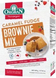 Orgran Caramel Fudge Brownie Mix  400g