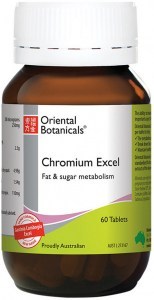 ORIENTAL BOTANICALS Chromium Excel (Fat & Sugar Metabolism) 60t