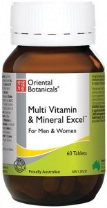 ORIENTAL BOTANICALS Multi Vitamin and Mineral Excel 60t