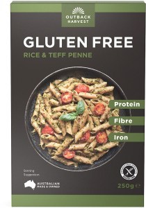 Outback Harvest Rice & Teff Penne Pasta  250g