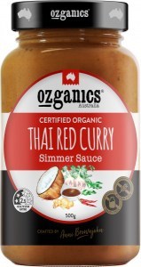 Ozganics Organic Thai Red Curry Sauce  500g