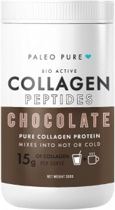 Paleo Pure Bio Active Collagen Peptides Chocolate Protein Mix 300g