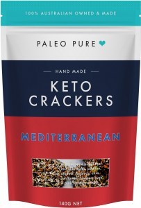 Paleo Pure Keto Crackers Mediterranean 140g