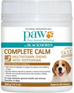 PAW By BLACKMORES Complete Calm (For Dogs approx 60 Chews) 300g 