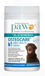 PAW BY BLACKMORES OsteoCare Joint Protect (For Dogs approx 100 Chews) 500g 