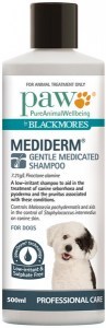 PAW By BLACKMORES MediDerm Gentle Medicated Shampoo (For Dogs) 500ml 