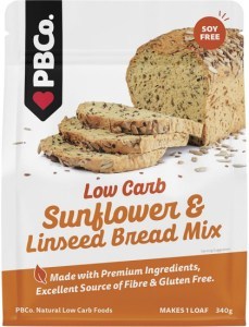 PBco Sunflower & Linseed Bread Mix Low Carb 340g