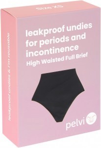 Pelvi Leakproof Full Brief Black - L