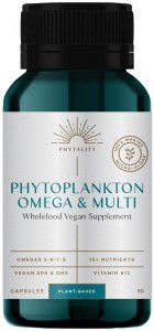 PHYTALITY NUTRITION Phytoplankton Omega & Multi (Wholefood Vegan Supplement) 60c