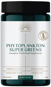 PHYTALITY NUTRITION Phytoplankton Super Greens (Complete Wholefood Supplement) Powder 90g