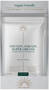 PHYTALITY Phytoplankton Super Greens (Complete Wholefood Supplement) Sachets 6g x 14 Pack