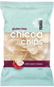 Piranha G/F Chicca Chips Chilli Cream Cheese 12x75g