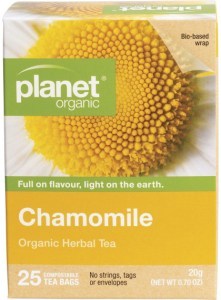 Planet Organic Chamomile Herbal Tea Bags 25pk