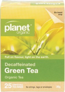 Planet Organic Green Tea – Decaffeinated Herbal Tea Bags 25pk